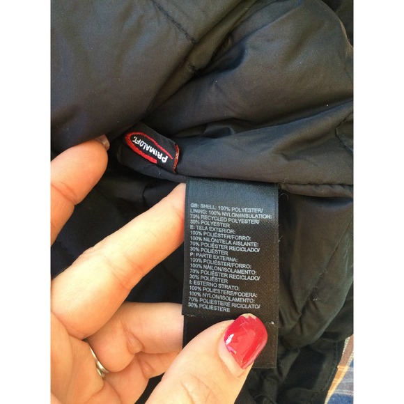 The north face womens zip up coat size XS extra small black primaloft - Picture 12 of 14
